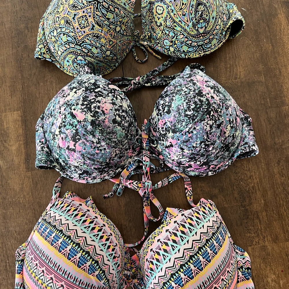 Victoria Secrets Very Sexy Push Up Bikini Tops 36DD